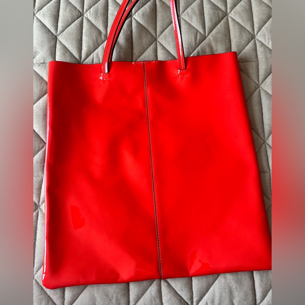 Banana Republic Stylish Red Tote Bag